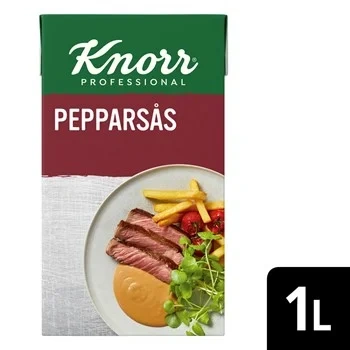 Pepparsås, serveringsklar