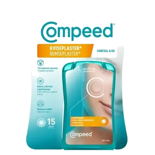Compeed Conceal & Go kviseplaster 15 stk
