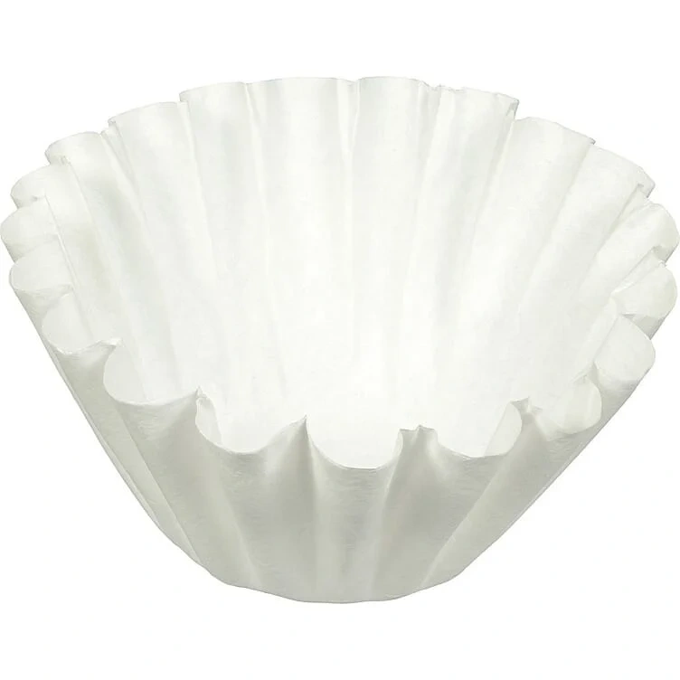 Kaffefilter bleket 1,8l 90mm   250stk