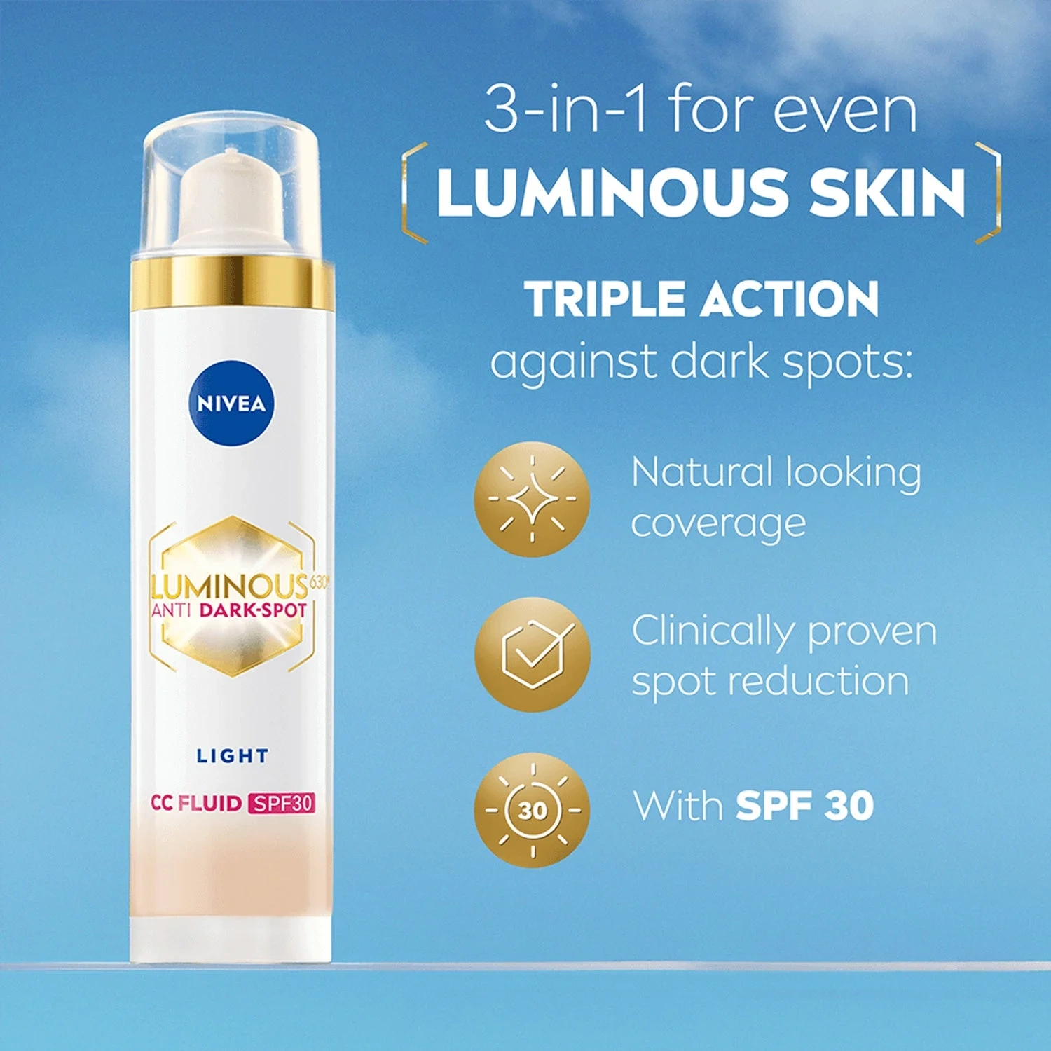 Luminous630 CC Fluid 3-in-1 light