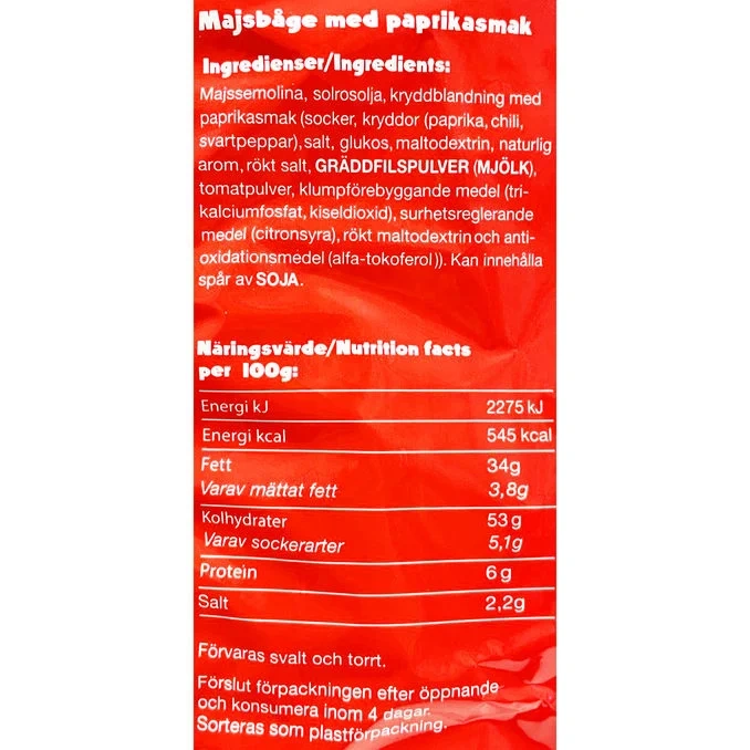 Majsbågar Bangers Spicy Paprika