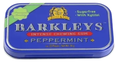 Barkleys Intense Peppermint Gum 30g