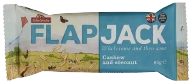 Flapjack Cashew og Kokos Glutenfri