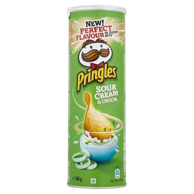 Pringles sour cream & onion  t  19x165g