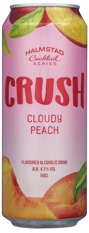 Halmstad Cocktail Crush Cloudy Peach 0,5l boks