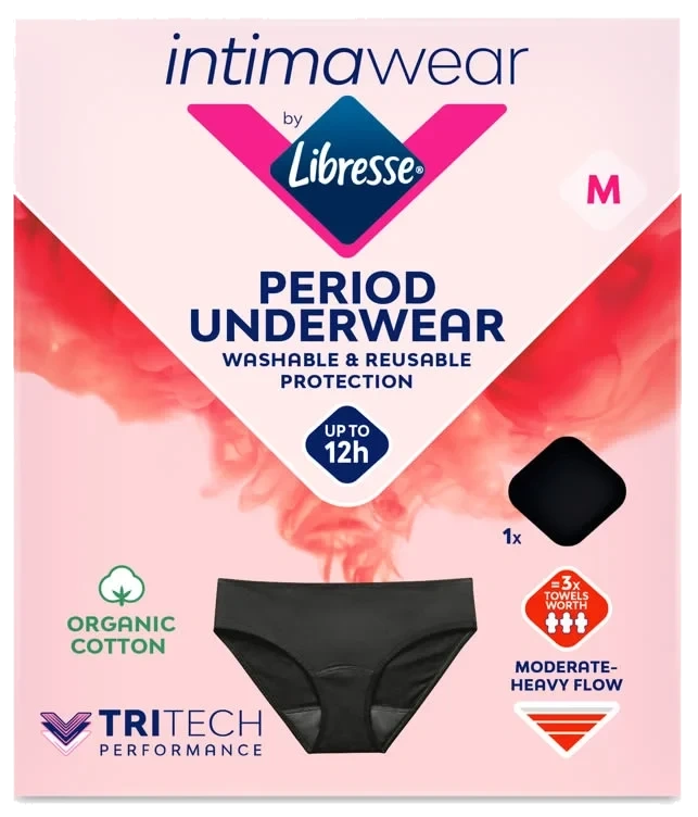 Libresse Menstruse Hipster Svart M 1stk