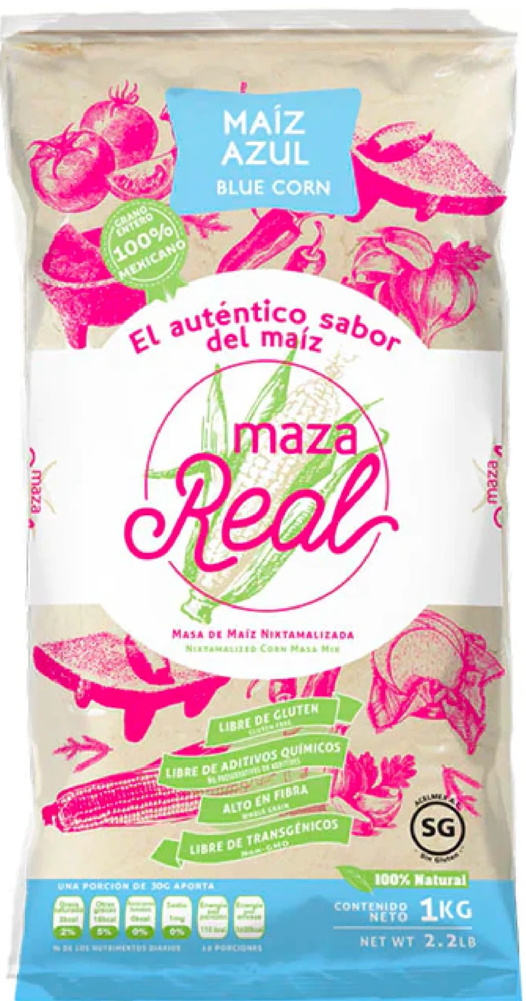 Maza Real Blue Corn 1kg