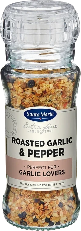 Roasted Garlic & Pepper Kvern 80g Santa Maria