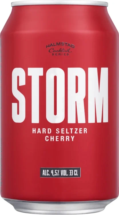 Storm Hard Seltzer Cherry 33cl