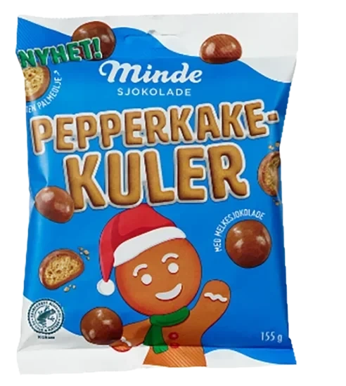 Minde Pepperkakekuler m/Sjokolade