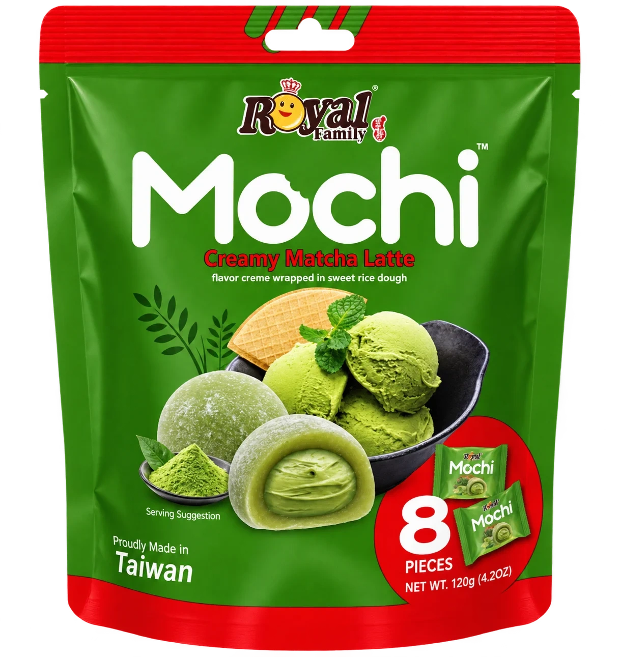 Royal Family Mochi Matcha Latte 180g