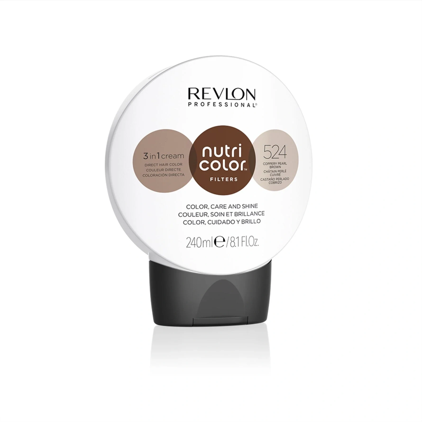 Revlon Professional Nutri Color Toning Filters 524 Coppery Pearl Brown 240 ml