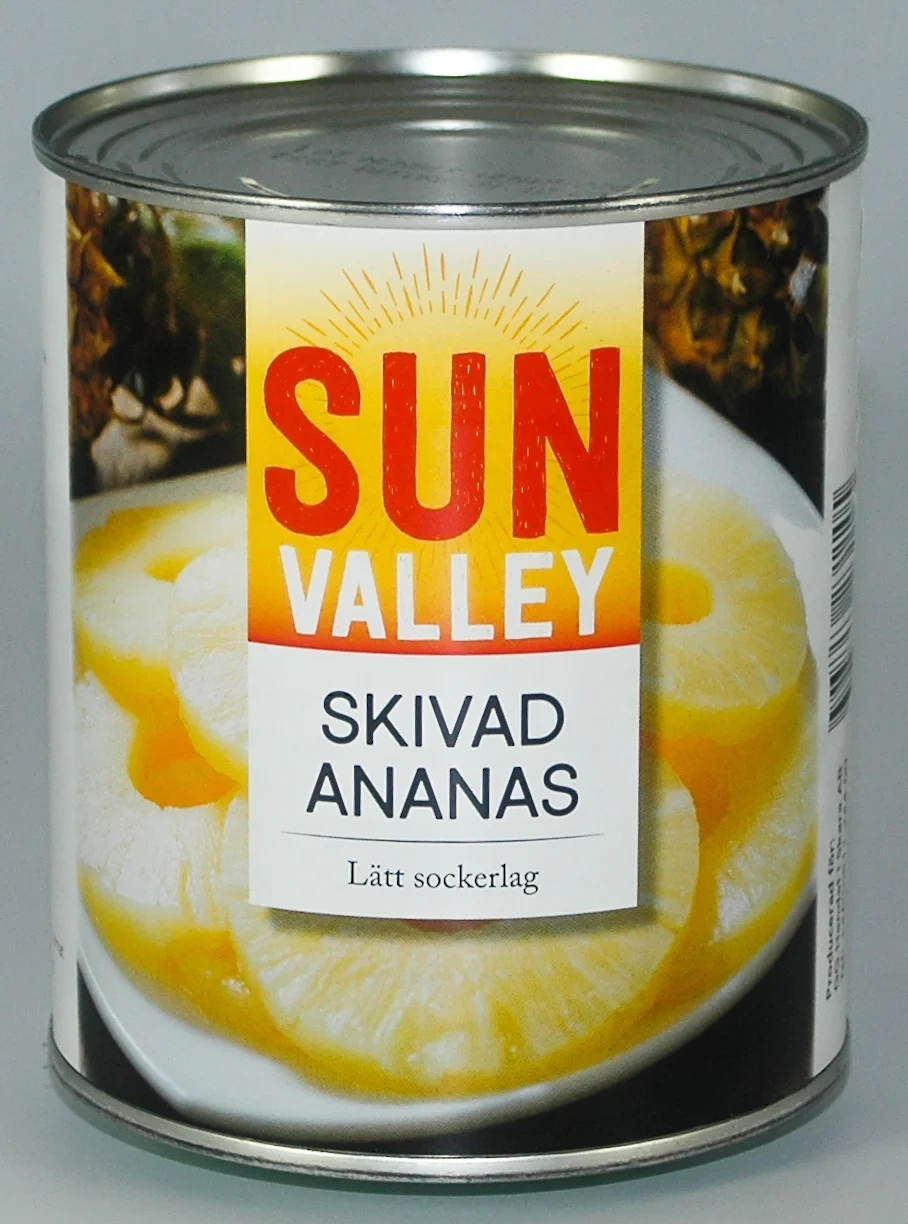 Ananas skivad 820 g
