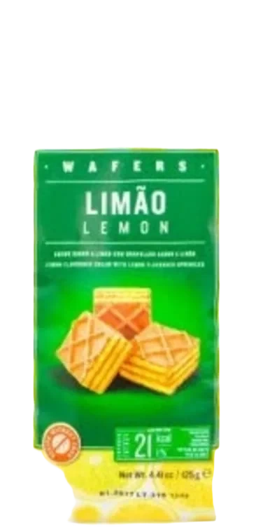 Vaffelkjeks Sitron 125g Vieira