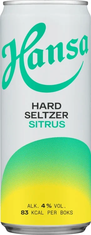 Hansa Hard Seltzer Sitrus 0,33l Bx Sleek