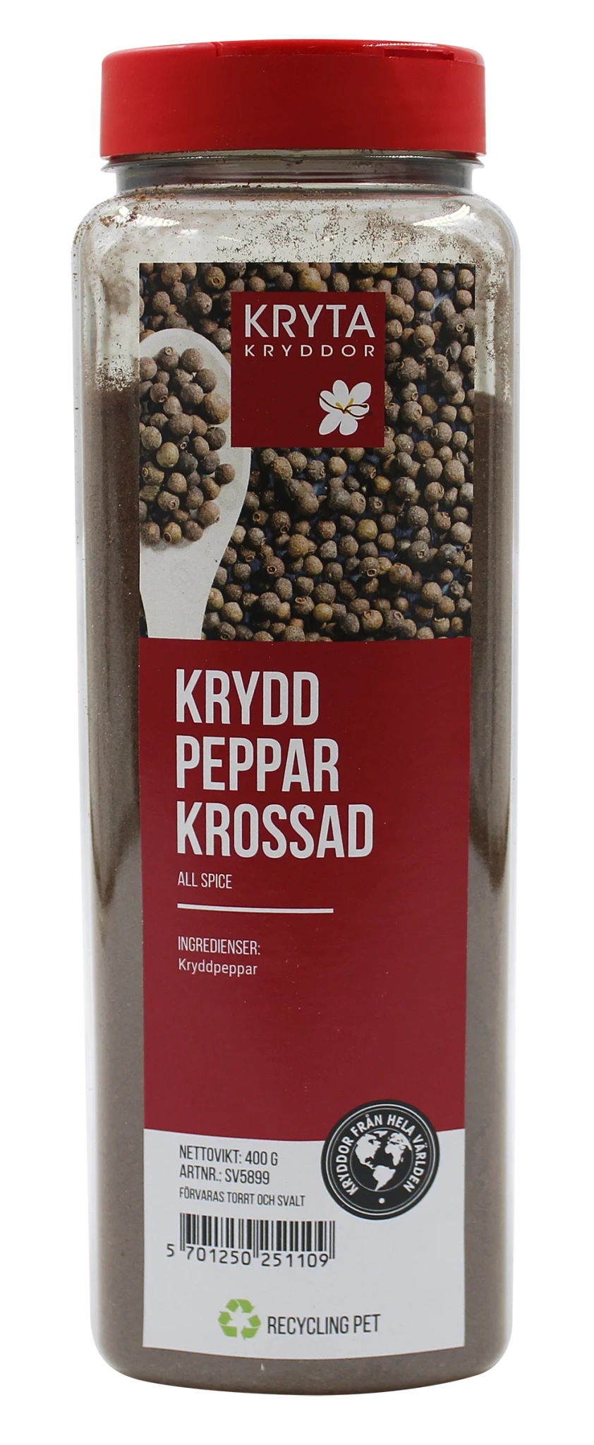 Kryddpeppar malen