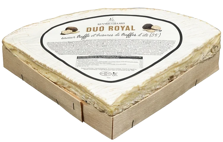 Brie de meaux med trøffel ca950g   kg