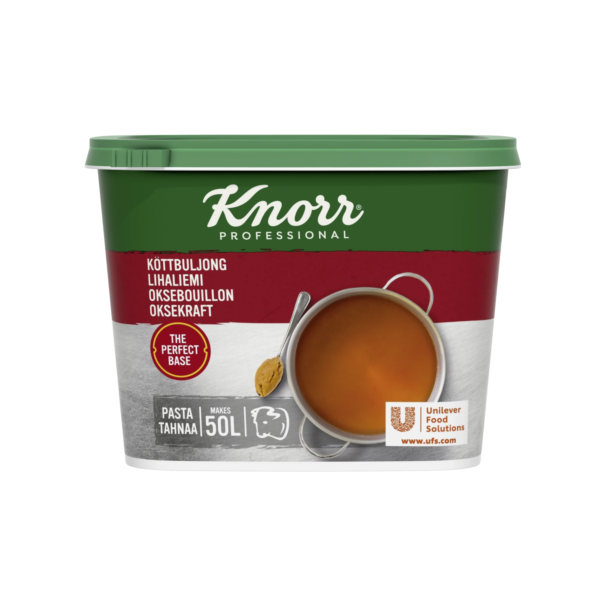 Köttbuljong, pasta