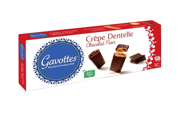 Crêpe m/ Mørk Sjokolade 90g Gavottes