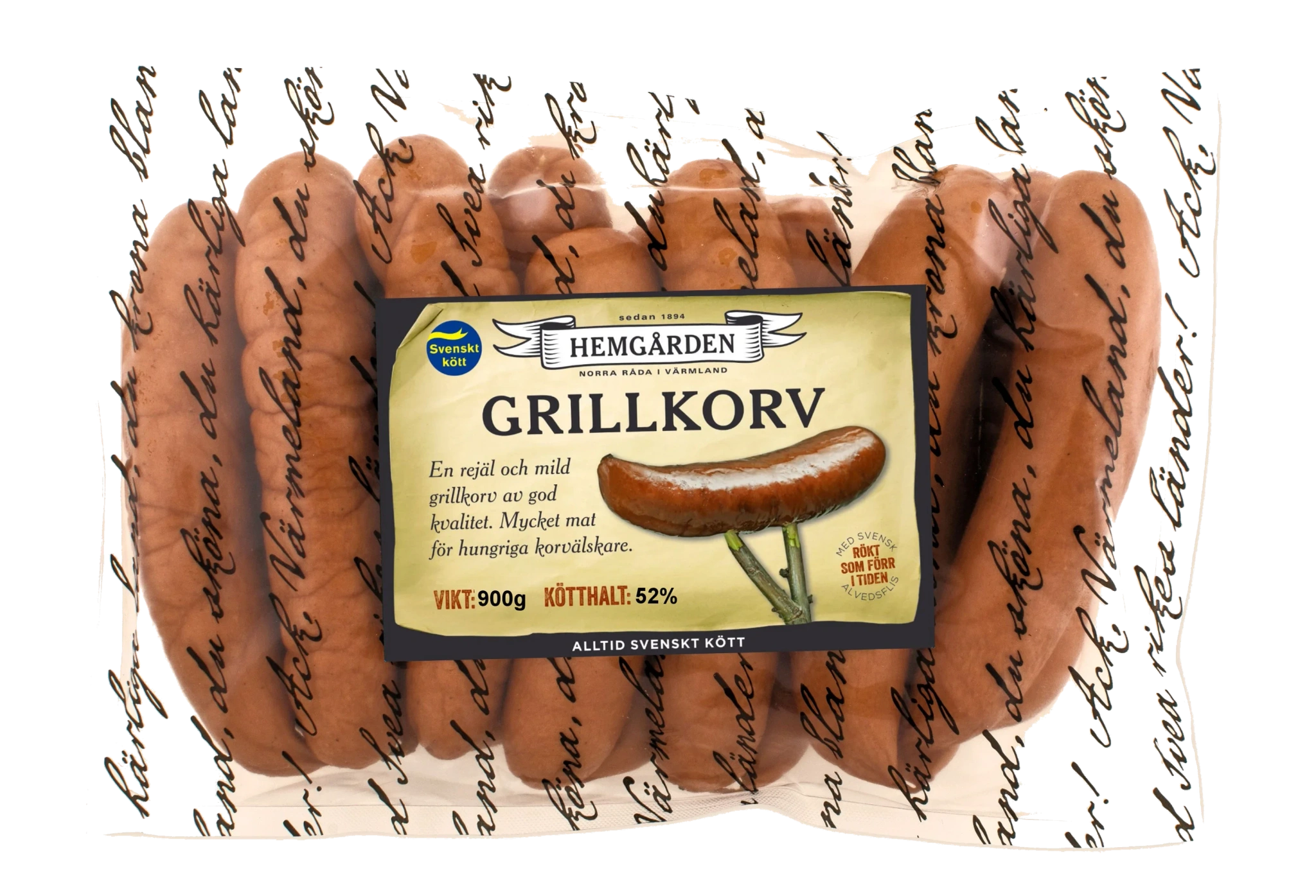 Grillkorv 900g