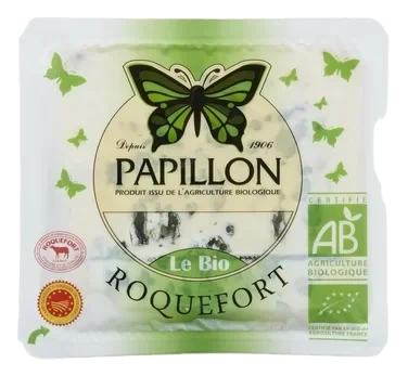 Roquefort papillon aop økol. 100g