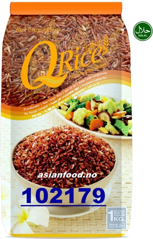 Q-Rice Red Cargo Rice 1kg