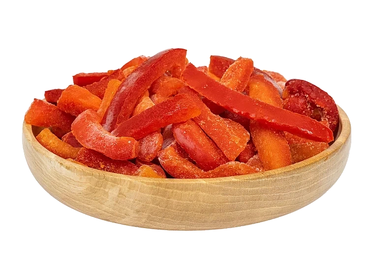 Paprika Rød Strimlet 2kg Norrek