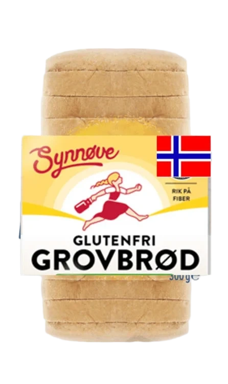 Grovbrød Gl.Fri 500g Synnøve Finden