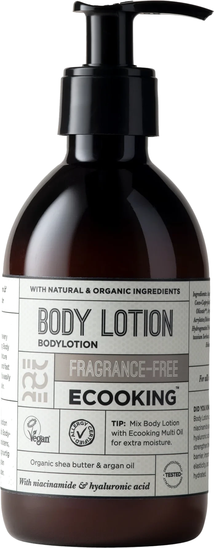 Ecooking Body Lotion Fragrance Free 300 ml