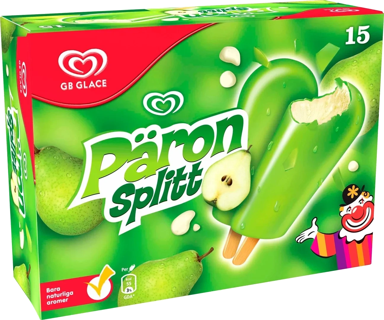 Päronsplitt 15p