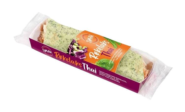 Wrap Røkelaks Thai 215g Smak
