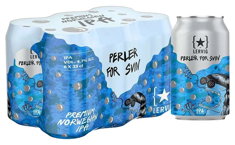Perler for Svin Ipa 0,33lx6 boks Lervig