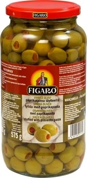 Gröna oliver med pimientos