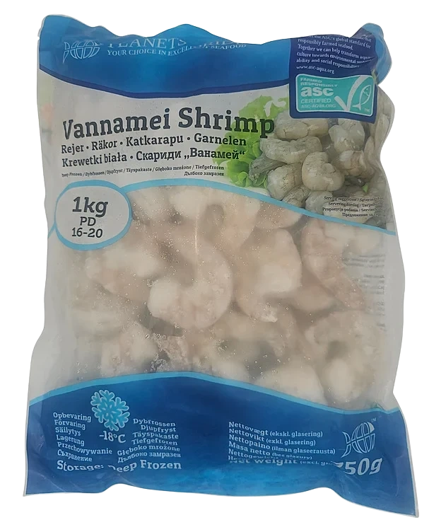 Vannamei Reker Pd 16-20/lb, Asc