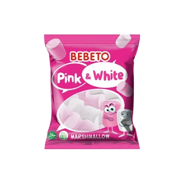 Marshmallow Pink & White