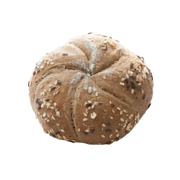Multigrain dark kaiser roll