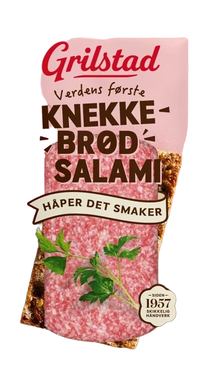 Grilstad Knekkebrødsalami 100g