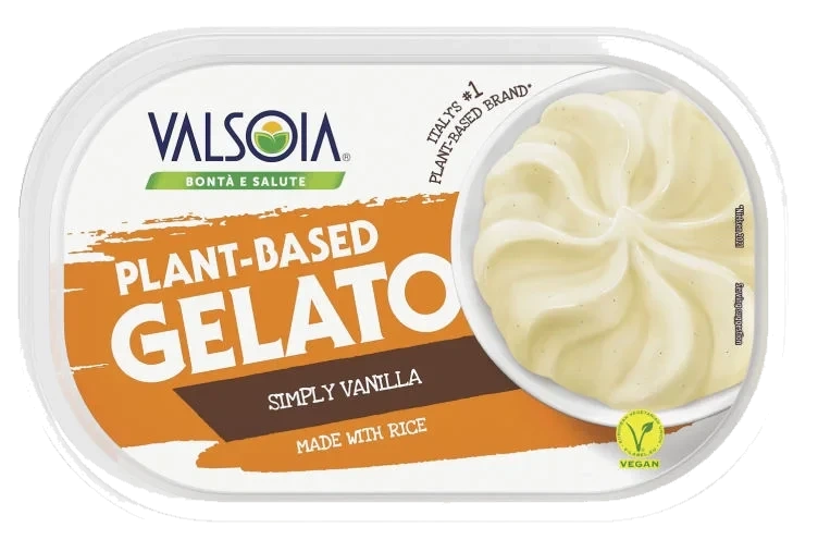 Gelato Ris-Is Vanilje Melkefri 1l Valsoia