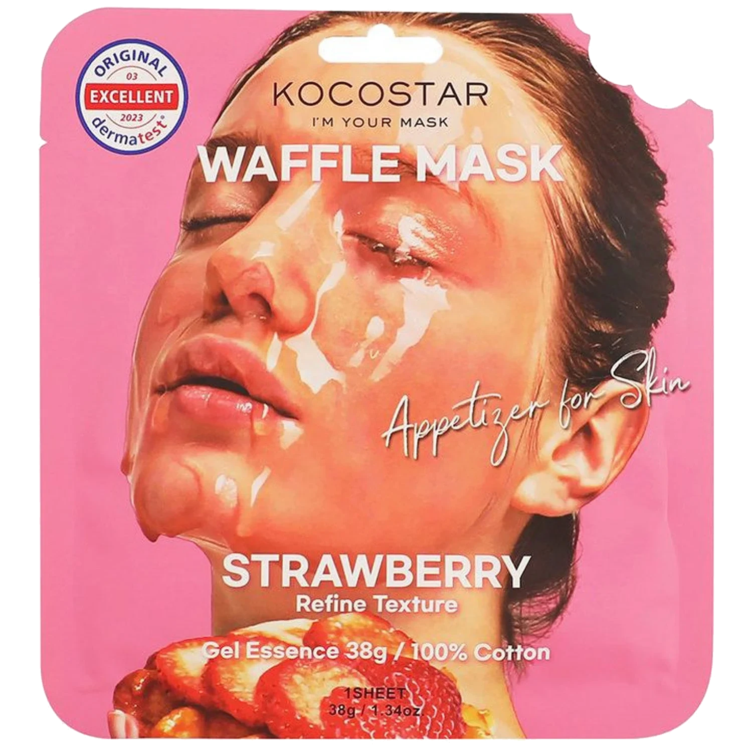 Kocostar Waffle Mask Strawberry
