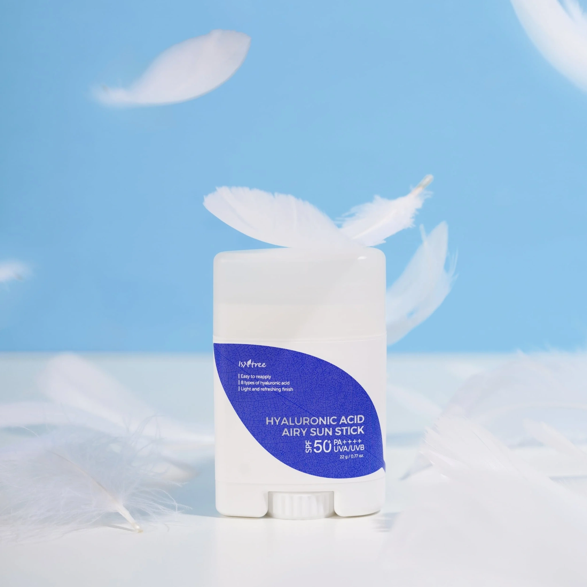 Isntree Hyaluronic Acid Airy Sun Stick SPF 50+ PA++++, 22 g