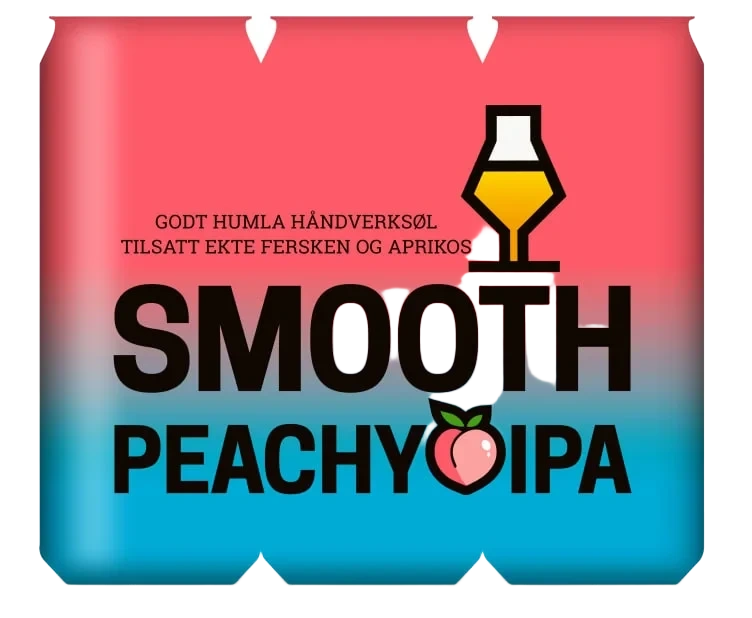 Smooth Peachy Ipa 0,5lx6 boks Klokk&Co