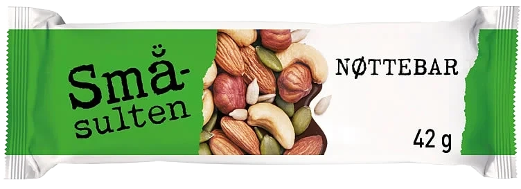 Småsulten Bar Nøtter 40g