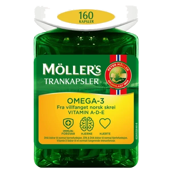 Möller's Trankapsler 160stk