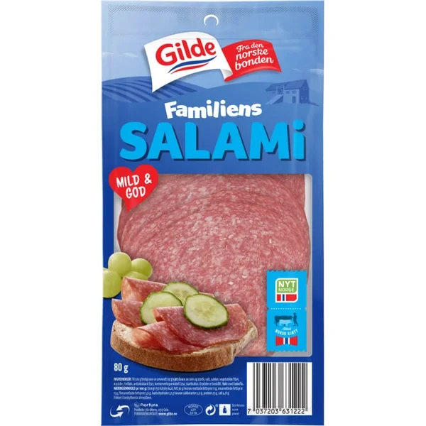 Salami Familiens 80g Gilde