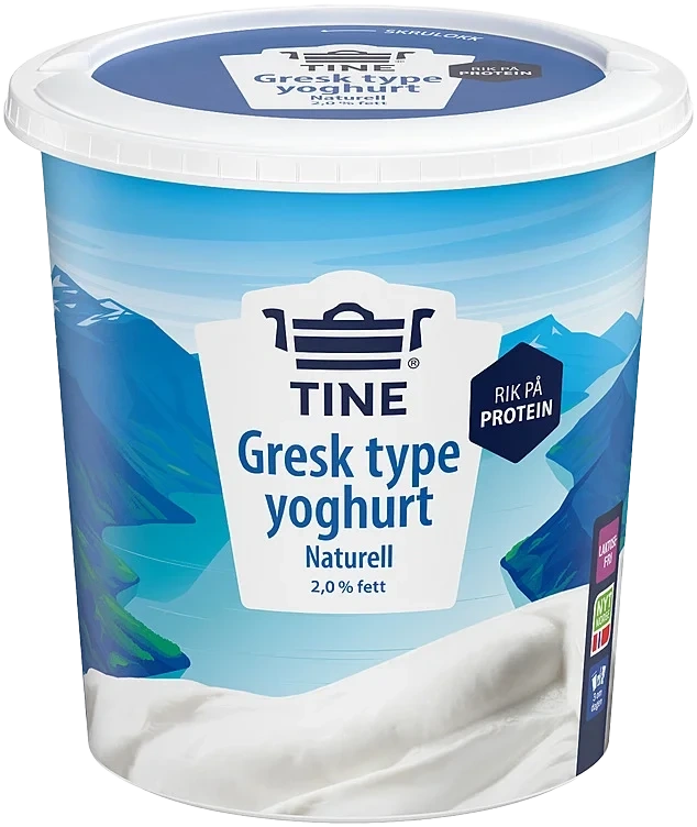 Gresk type yoghurt naturell 850g
