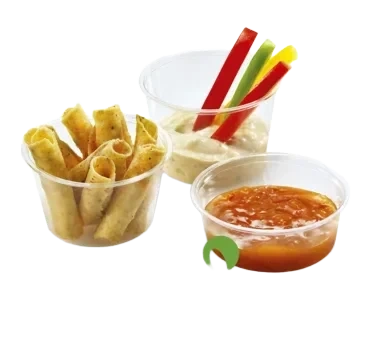 Lite Dip Beger Pla, 60ml, Ø 70mm, Høyde: 26mm, Naturesse