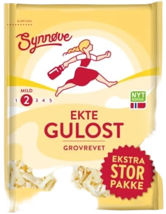 Gulost Ekte Revet 400g Synnøve