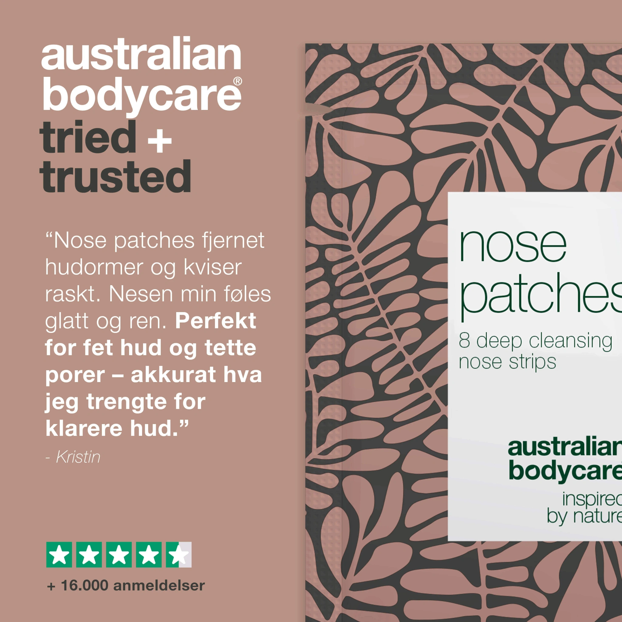 Australian Bodycare Nose patches, 8 stk.