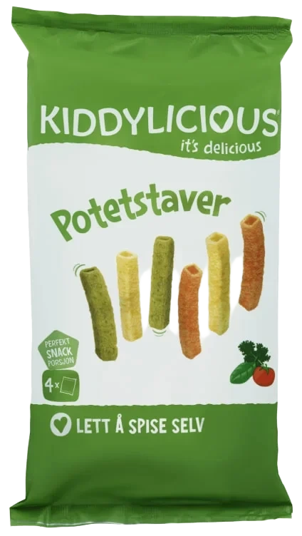 Potetstaver 4 X 12g Kiddylicious