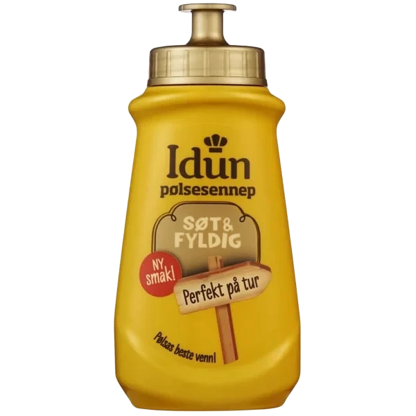 Sennep Søt&Fyldig 210g flaske Idun